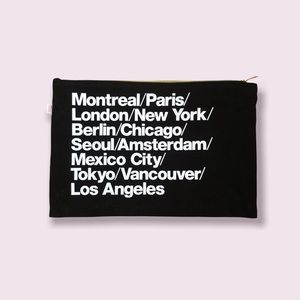 Rare American Apparel Cities Large Pouch